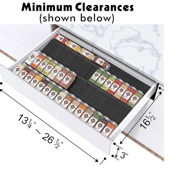 EXPANDABLE SPICE RACK - Picture 3 of 3